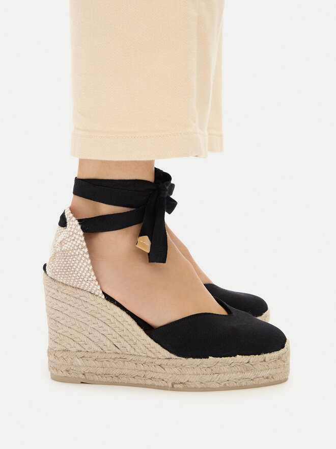 Castañer Espadrilles Castañer Chiara/8ED/001 020992-100 Schwarz