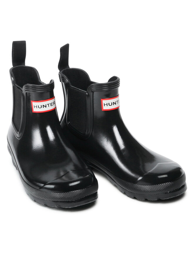 Hunter Гумени ботуши Hunter Original Chelsea Gloss WFS2078RGL Черен