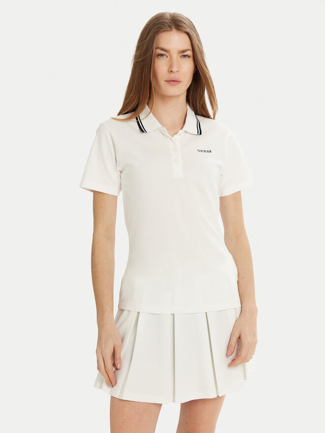 Guess Guess Pólóing V5GP06 KCOK1 Fehér Regular Fit