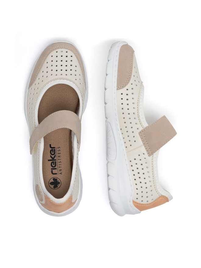 Rieker Halbschuhe Rieker L32B5-81 Weiß