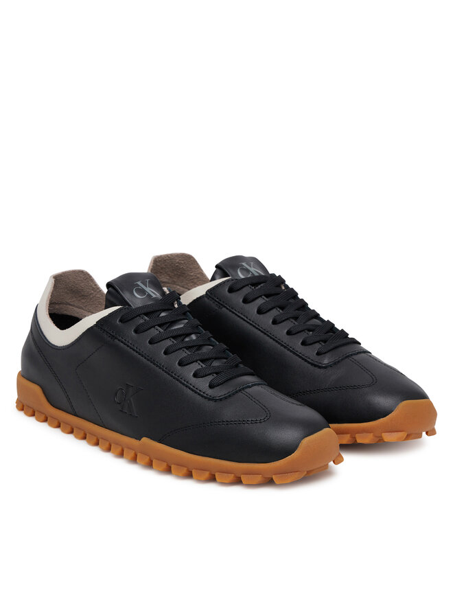 Calvin Klein Jeans Αθλητικά Calvin Klein Jeans Low Profile Runner Mg Lth Mix YW0YW01847 Μαύρο