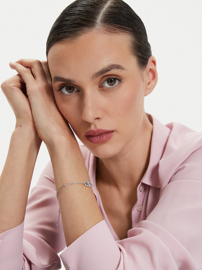 Michael Kors Bransoletka Michael Kors MKC1656CZ040 Srebrny