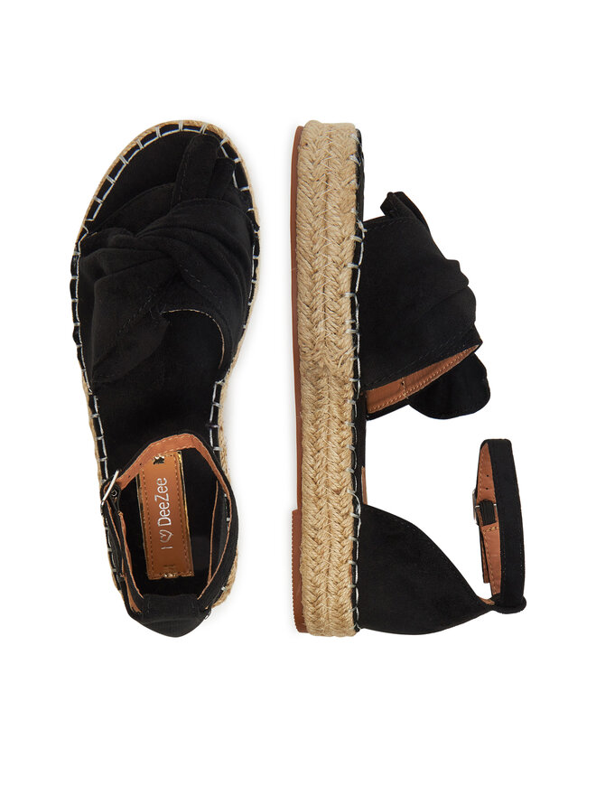 DeeZee Espadrile DeeZee 8-807-1 Negru
