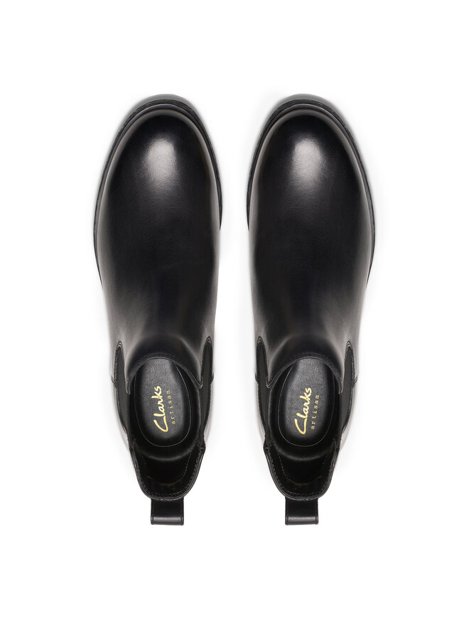 Clarks Боти тип челси Clarks Havisham Top 26178715 Черен