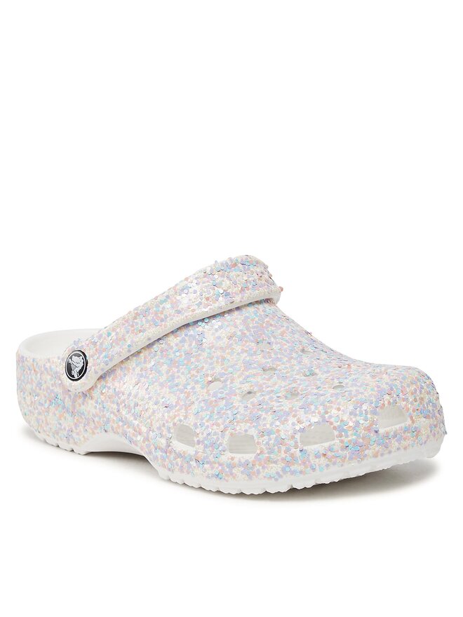 Crocs Nazouváky Crocs Crocs Classic Glitter Clog 205942 Bílá