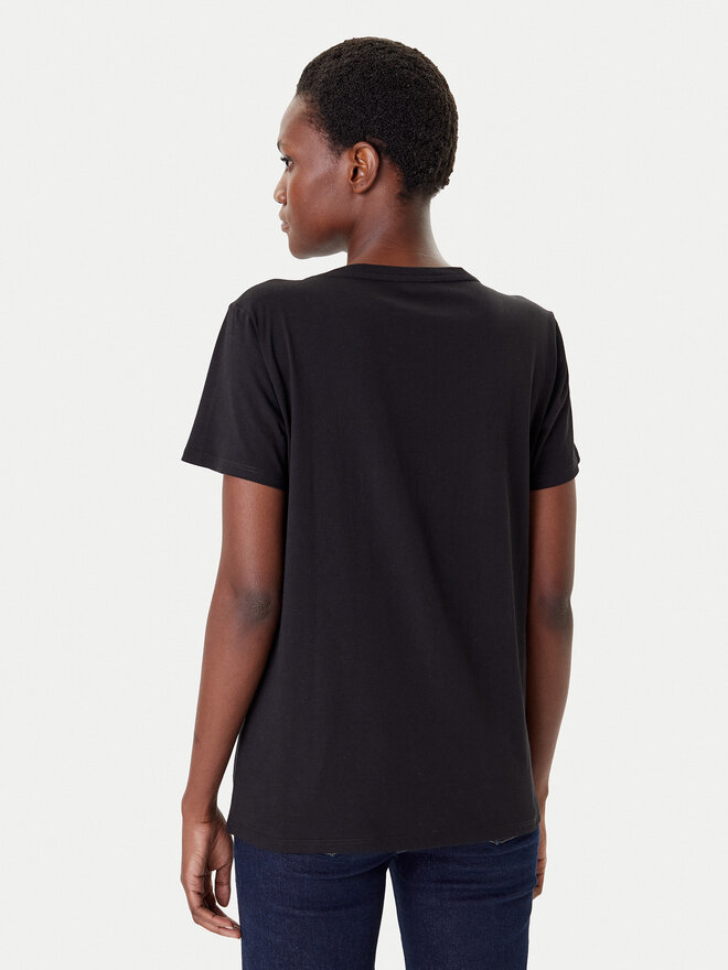 Liu Jo Sport Liu Jo Sport Camiseta TF5280 JS923 Negro Regular Fit