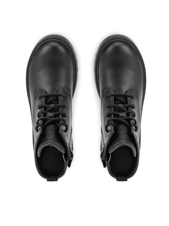 Geox Pohodni čevlji Geox J Casey Girl J9420G 054AJ C0531 S Črna