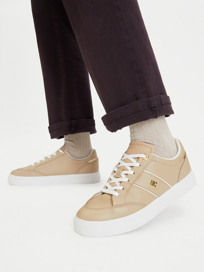 Tommy Hilfiger Sneakers Tommy Hilfiger Th Feminine Cupsole FW0FW09600 Beige