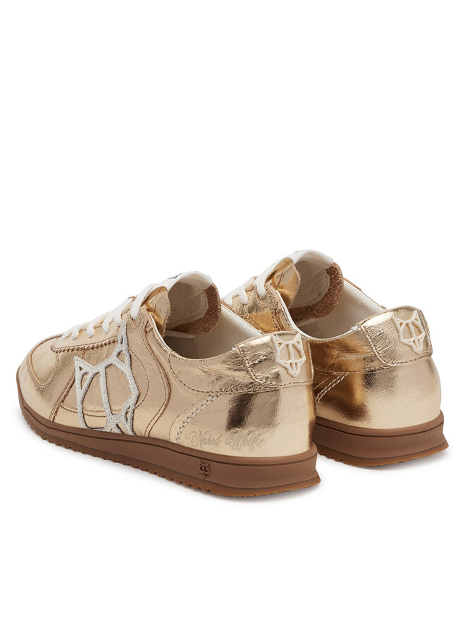 Naked Wolfe Zapatillas Naked Wolfe Exposure Crinkle Oro
