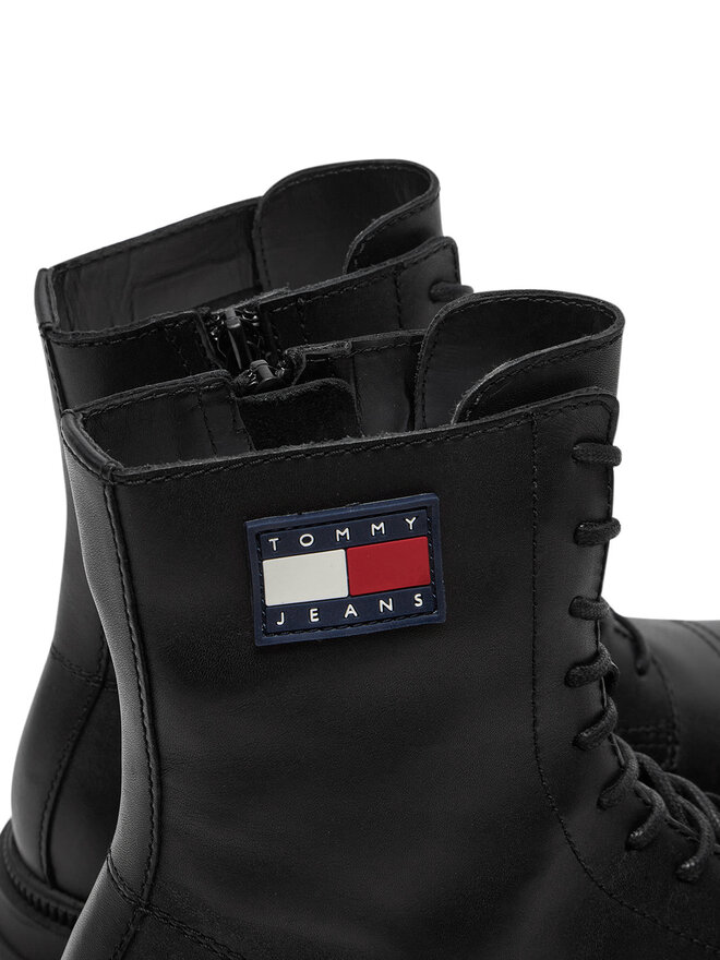 Tommy Jeans Trapper stila apavi Tommy Jeans EM0EM01471 Melns