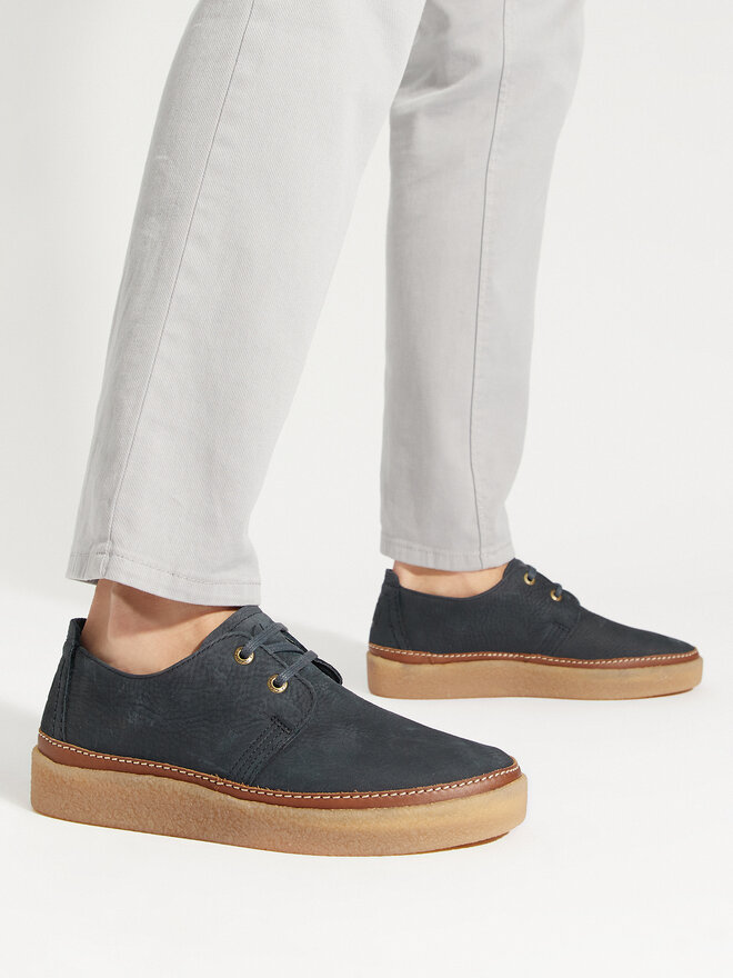 Clarks Félcipő Clarks Clarkwood Low 26176867 Sötétkék