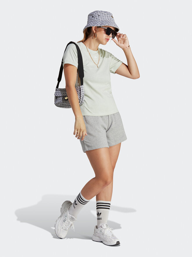 adidas adidas T-Shirt Essentials+ Made with Hemp T-Shirt HA7151 Grün Slim Fit