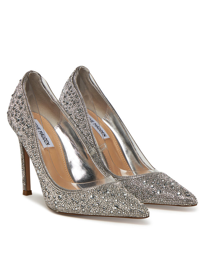Steve Madden Szpilki Steve Madden Lineup-R s SM11003635 Srebrny