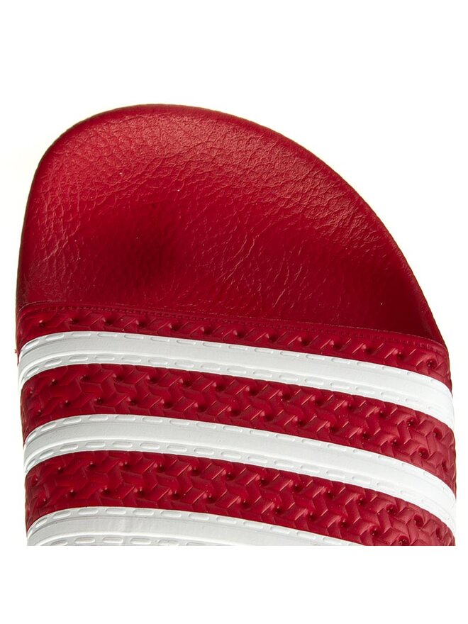 Klapki adidas adilette 288193 Czerwony eobuwie .pl