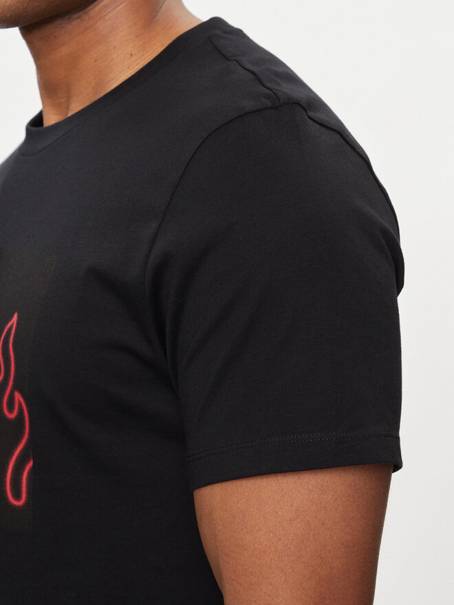 HUGO HUGO Camiseta Dulive 50506989 Negro Regular Fit