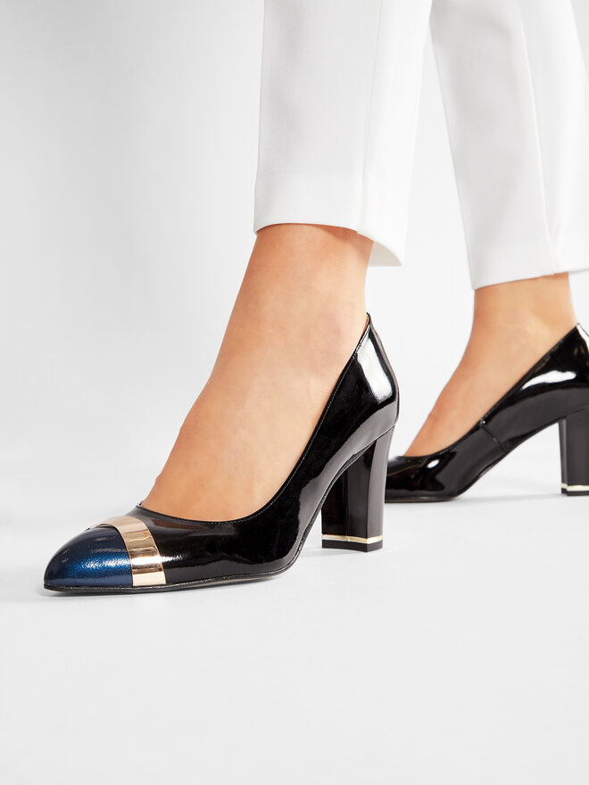 R.Polański Halbschuhe R.Polański 1111 Schwarz