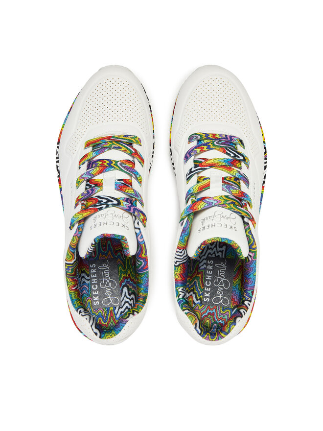 Skechers Αθλητικά Skechers Jen Stark: Uno - Mini Drip 177959/WMLT Λευκό