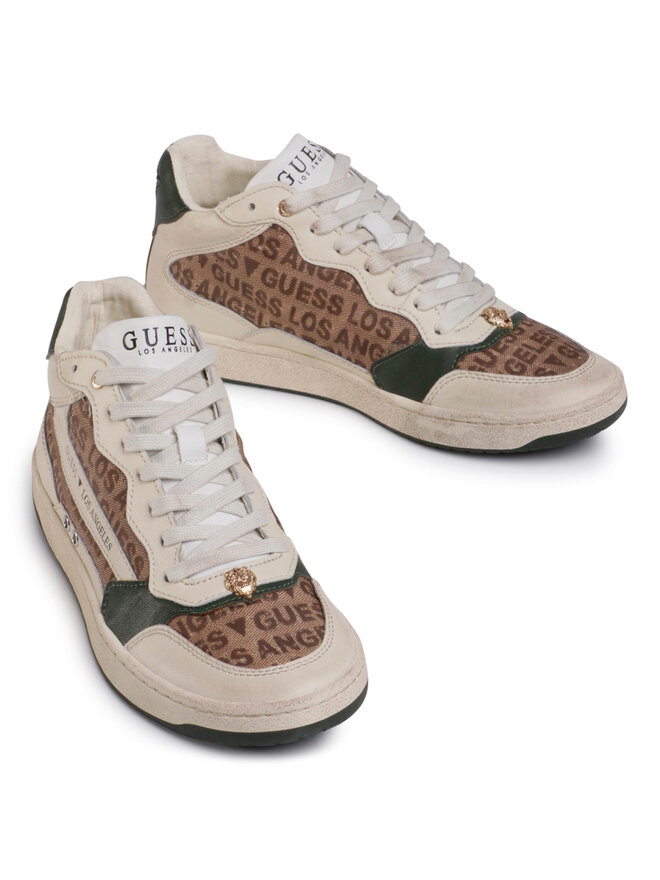 Guess Snīkeri Guess Pesaro Mid FM7PEM FAL12 Bēšs