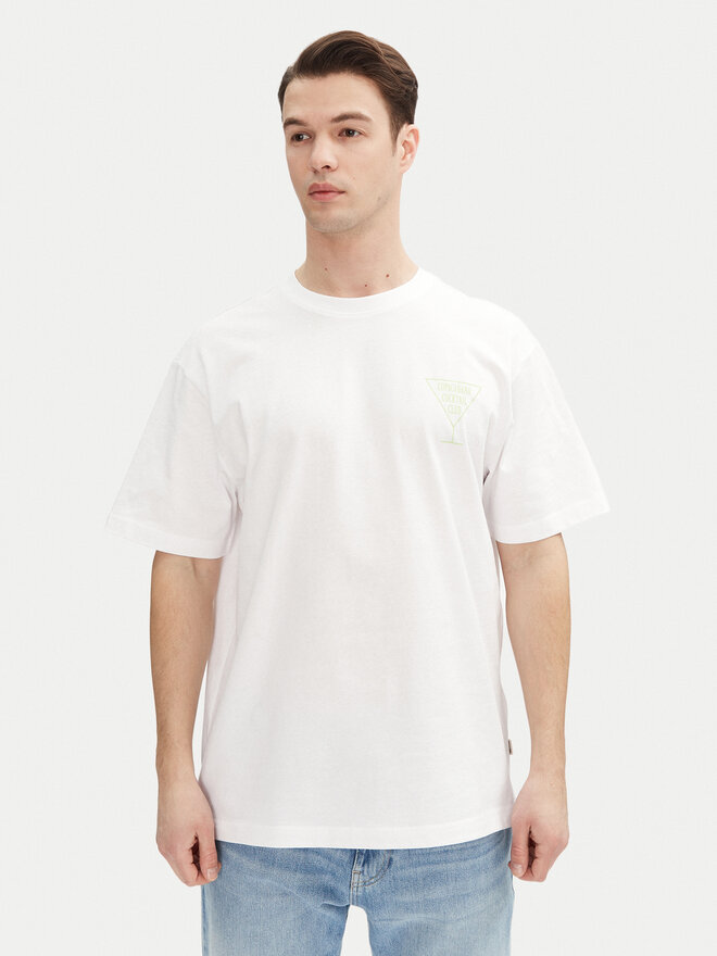 Only & Sons Only & Sons Marškinėliai Cabana 22034380 Balta Relaxed Fit