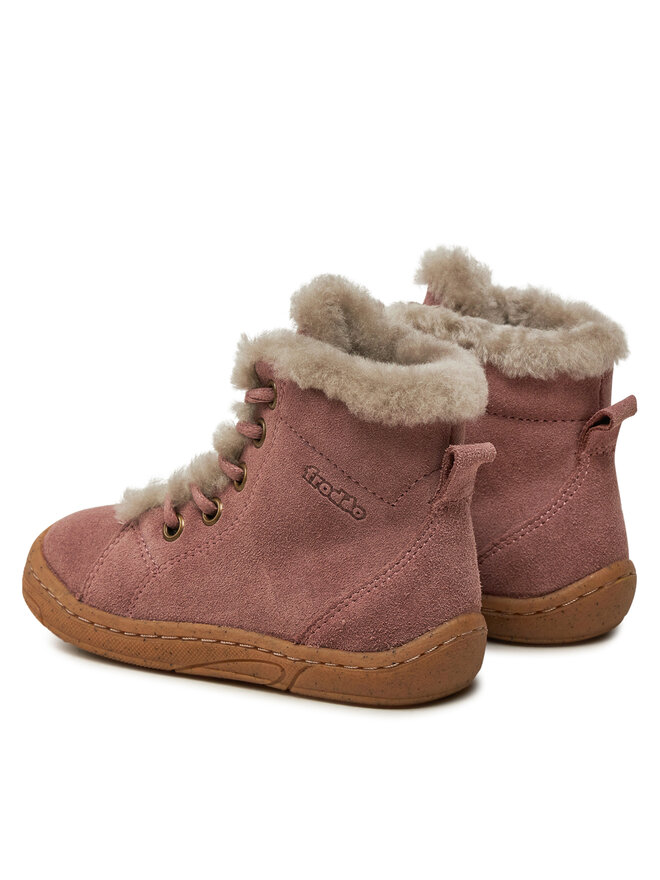 Froddo Gležnjače Froddo Minni Suede Laces G2110140 S Ružičasta