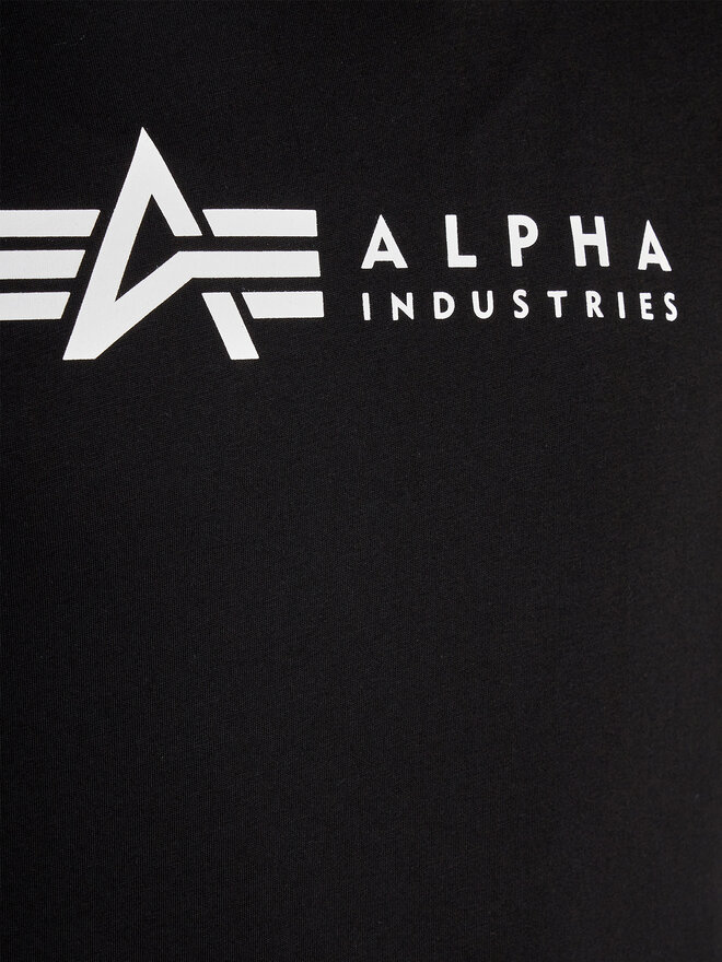 Alpha Industries Alpha Industries 2 marškinėlių komplektas Alpha Label T 118534 Juoda Regular Fit