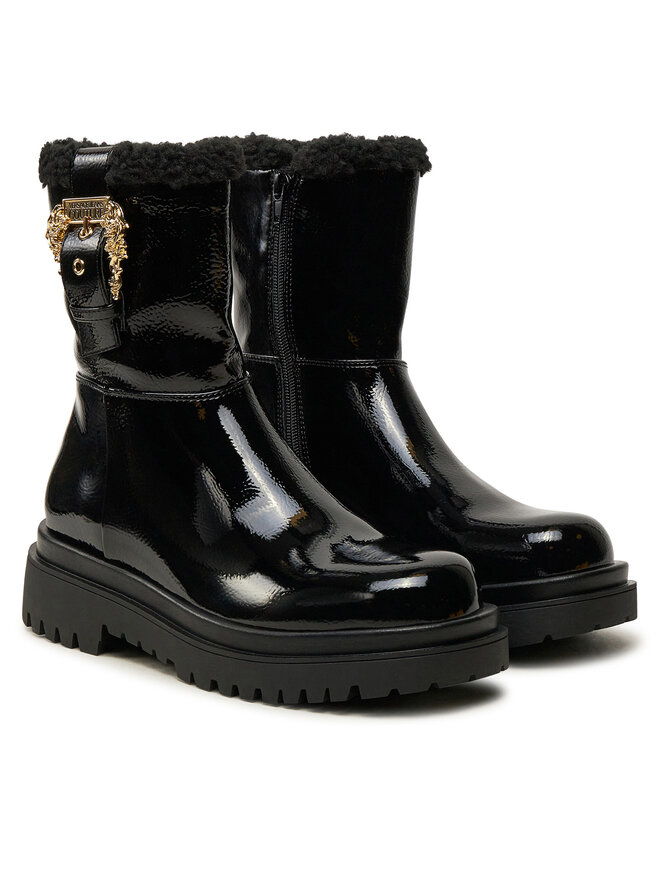 Versace Jeans Couture Botki Versace Jeans Couture Drew 77VA3S69 Czarny