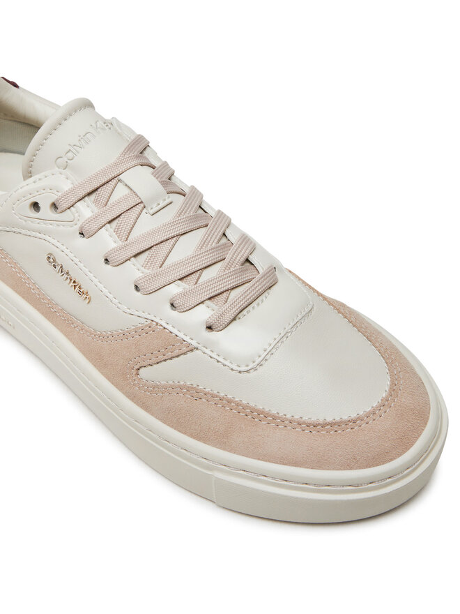 Calvin Klein Снікерcи Calvin Klein Cupsole Lace Up W/Ml Mix M HW0HW02114 Бежевий