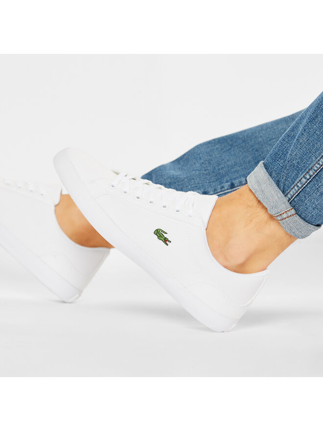 Lacoste Tenis superge Lacoste Lerond Bl 2 Cam 7-33CAM1033001 Bela