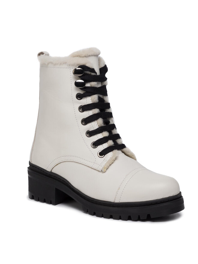 Unisa Schnürstiefeletten Unisa Irache Clf Weiß