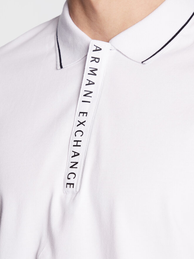 Armani Exchange Armani Exchange Polo 8NZF71 ZJH2Z 1100 Λευκό Regular Fit