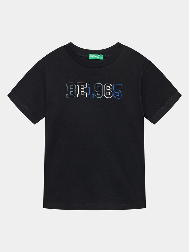United Colors Of Benetton United Colors Of Benetton T-Shirt 3I1XC10D6 Μαύρο Regular Fit