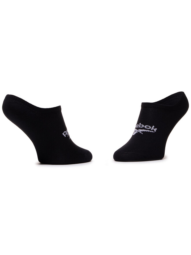 Reebok 3er-Set Unisex-Sneakersocken Reebok Cl Fo Invisible Sock 3P GG6679 Schwarz