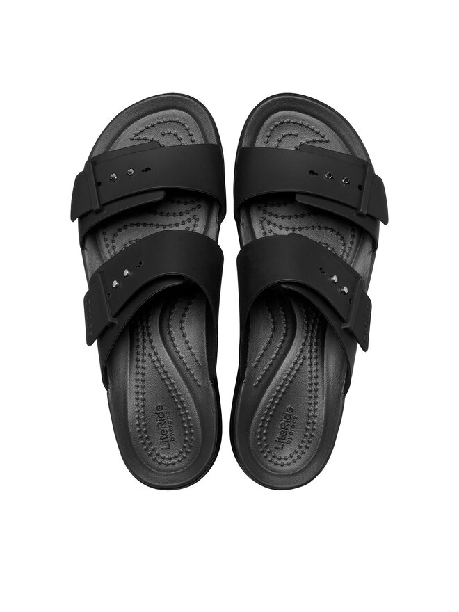 Crocs Klapki Crocs Brooklyn Sandal Lowwdg 207431 Czarny