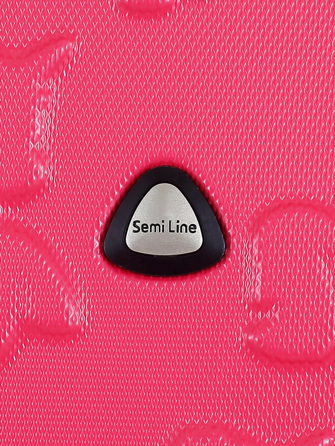 Semi Line Közepes bőrönd Semi Line T5700-2 Piros