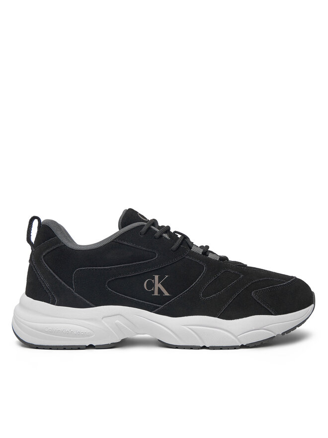 Calvin Klein Jeans Tenisice Calvin Klein Jeans Retro Tennis Low Mg Mix Media YM0YM01171 Crna