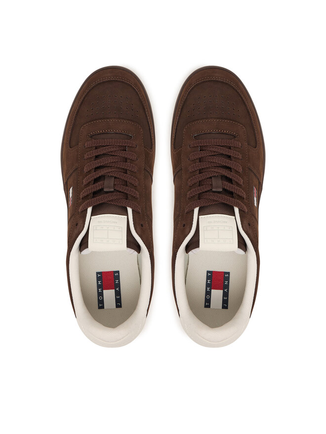 Tommy Jeans Sneakers Tommy Jeans Archive 98' Nubuck Court EM0EM01788 Dunkelbraun