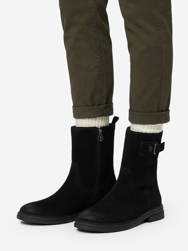 U.S. Polo Assn. Stiefeletten U.S. Polo Assn. CEO-CORINA001W/ELT1 Schwarz