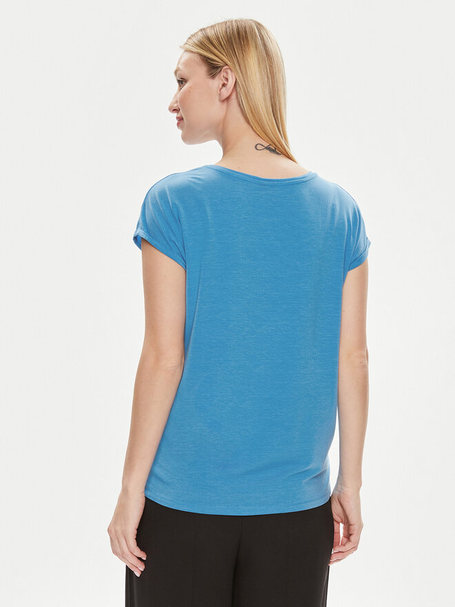 Vero Moda Vero Moda Marškinėliai Ava 10284468 Mėlyna Regular Fit