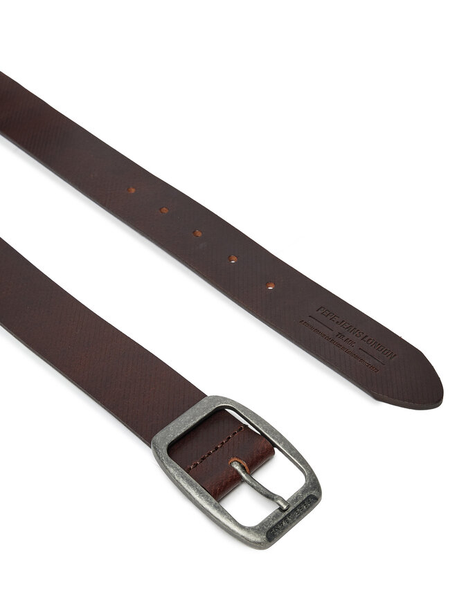 Pepe Jeans Moški pas Pepe Jeans Wade PM021025 Rjava