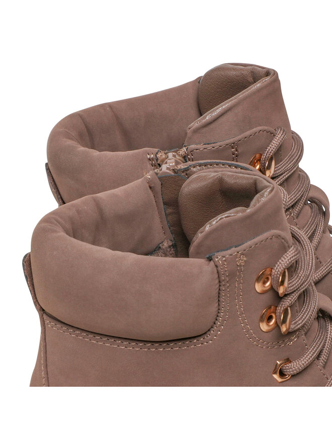 Jenny Fairy Schnürstiefeletten Jenny Fairy WS722-28G Braun