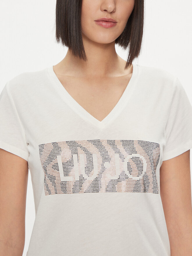 Liu Jo Liu Jo Camiseta WA4019 JS923 Blanco Regular Fit