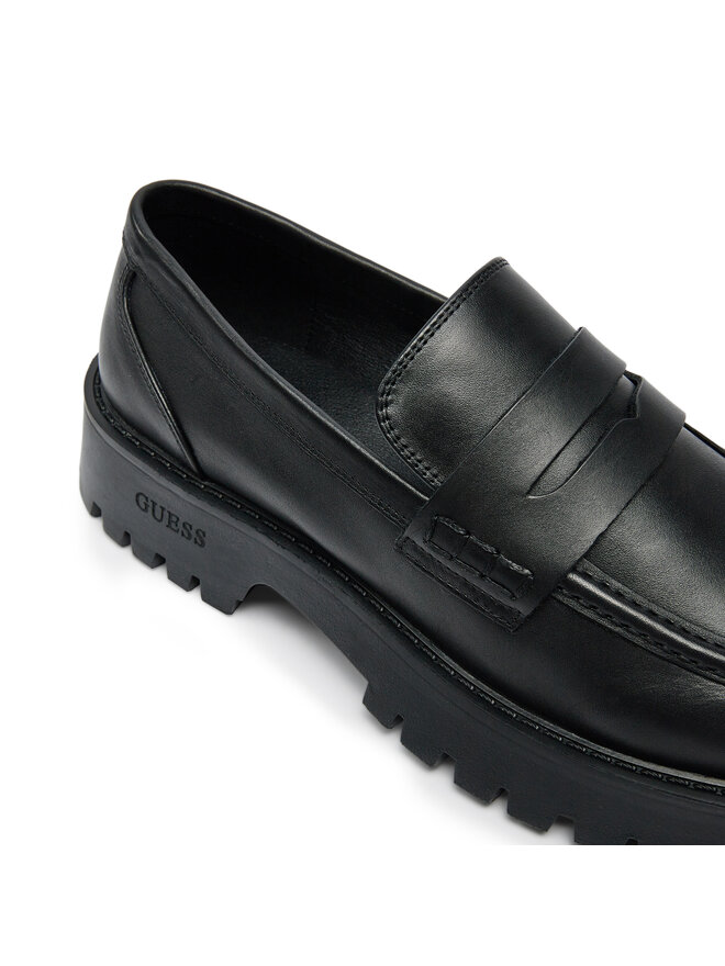 Guess Loafers Guess FM8GOM LEA12 Μαύρο