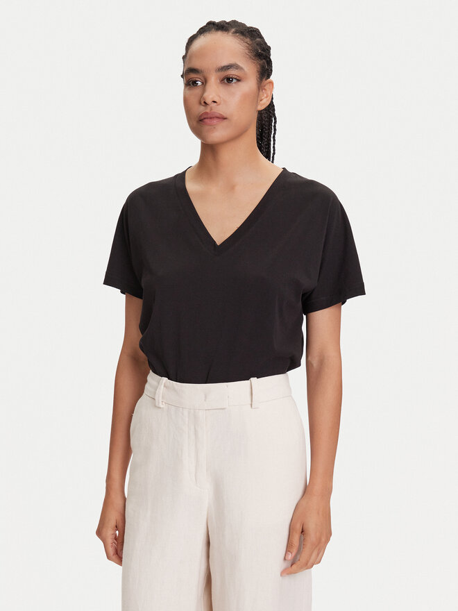 Marc O'Polo Marc O'Polo Marškinėliai 506 2067 51445 Juoda Regular Fit