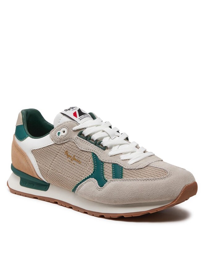 Pepe Jeans Sneakers Pepe Jeans Brit Retro M PMS40004 Écru