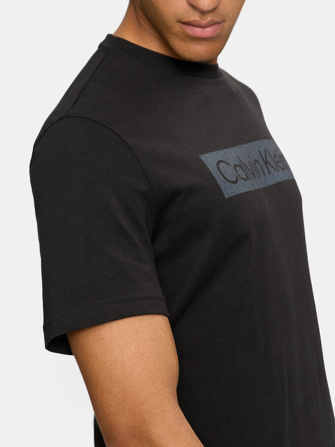 Calvin Klein Calvin Klein T-Shirt Striped Logo K10K113590 Μαύρο Regular Fit