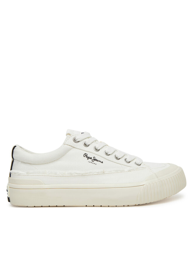 Pepe Jeans Tenisówki Pepe Jeans Ben Fresh W PLS31589 Biały