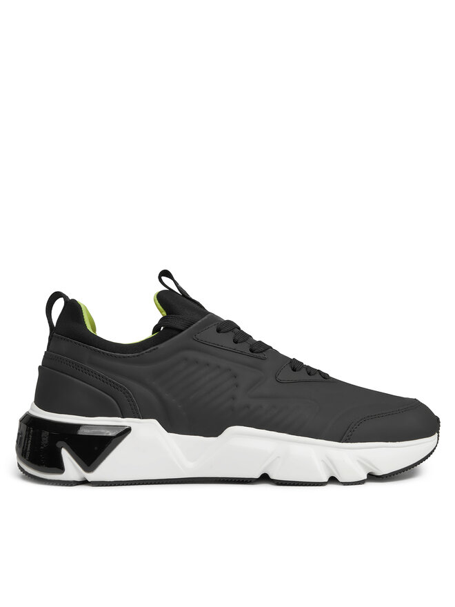 Calvin Klein Снікерcи Calvin Klein Low Top Lace Up Lth HM0HM00317 Чорний