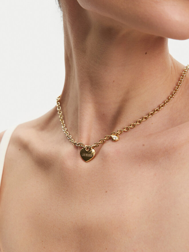 Guess Κολιέ Guess JUBN05216JW Χρυσό
