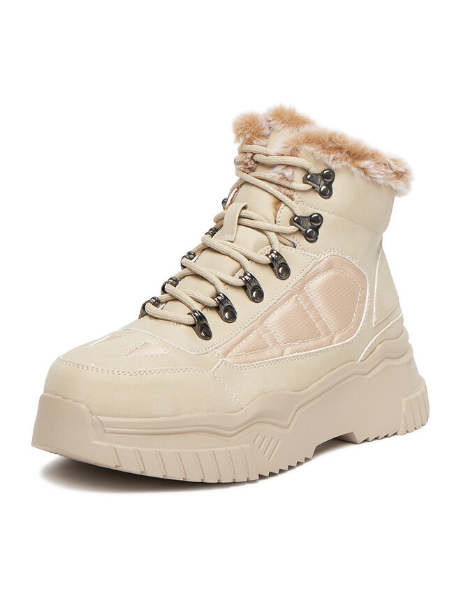 DeeZee Botines planos DeeZee HX24021-1 Beis