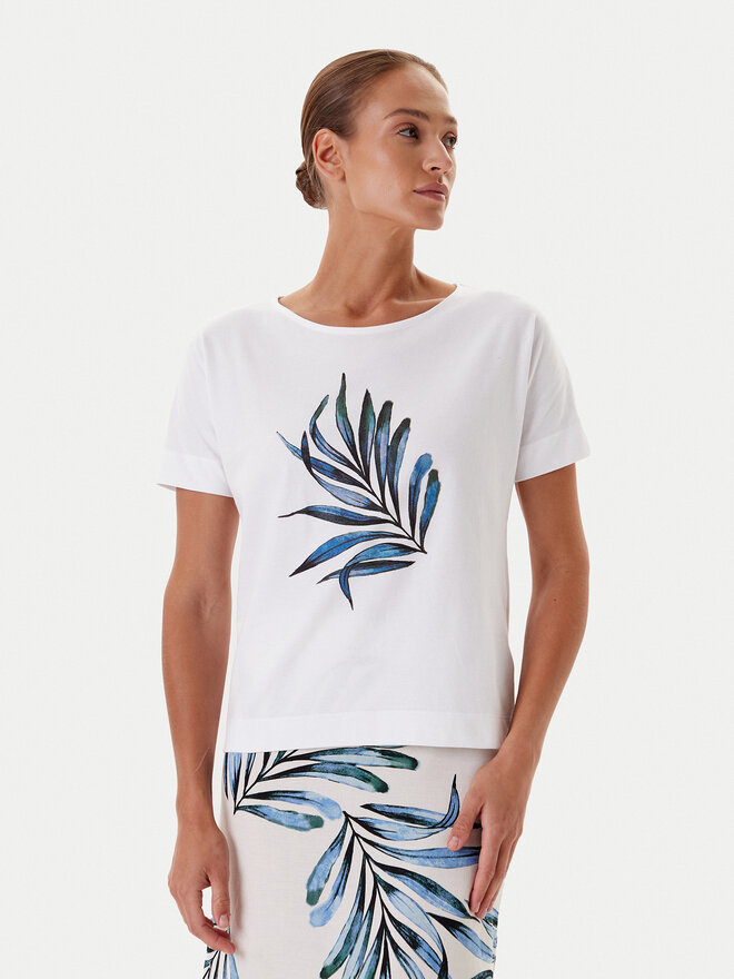 TATUUM Tatuum T-Shirt Lali 5 T2509.112 Weiß Relaxed Fit